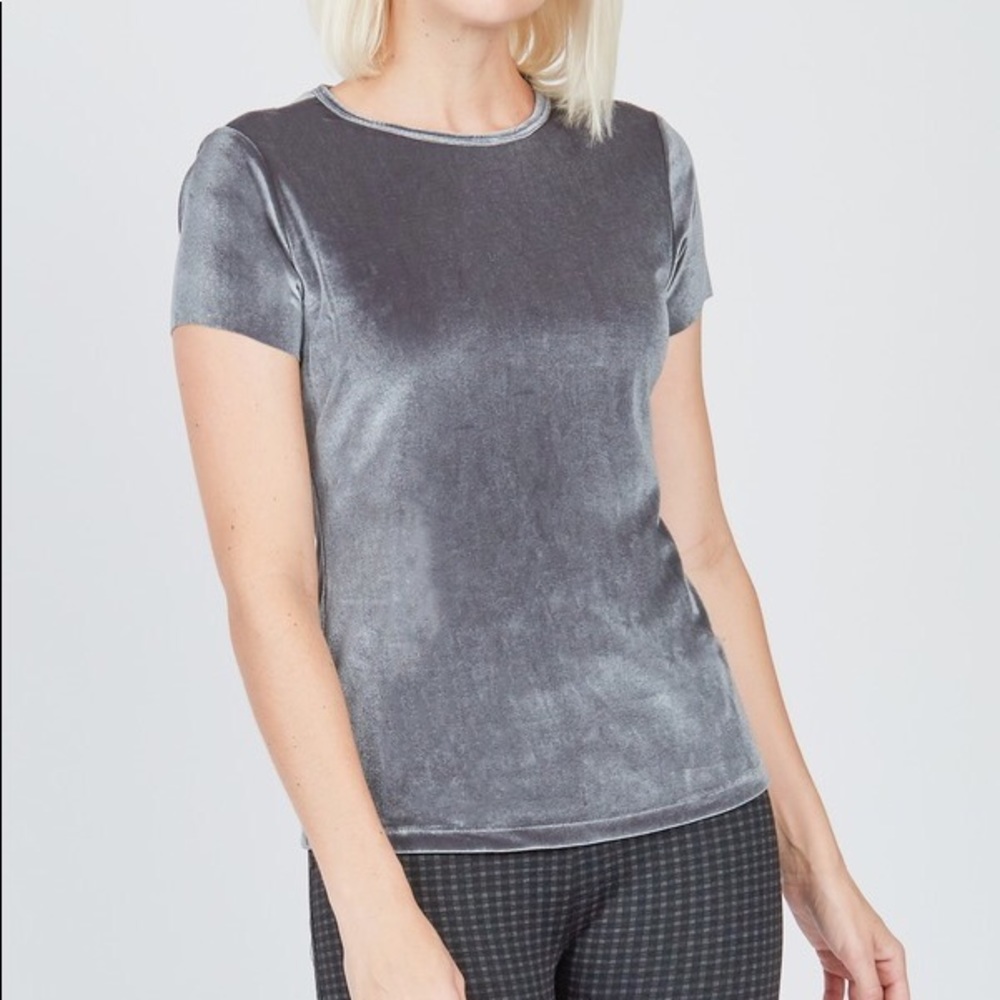 Textured Velvet Top